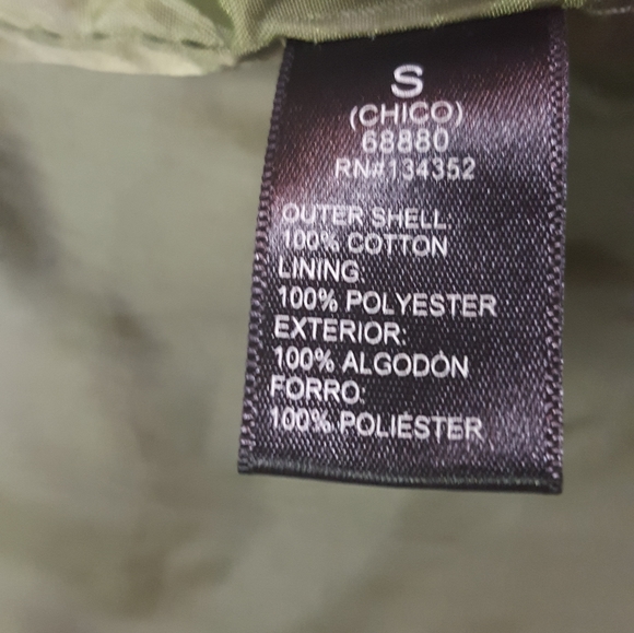 Camouflage print cotton hooded utility cargo jacket zip front lined New - Picture 8 of 9